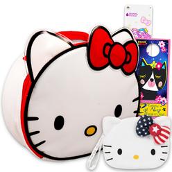 hello kitty lunch box set for girls - bundle with hello kitty lunch box for girls, hello kitty stickers, more | hello kitty l