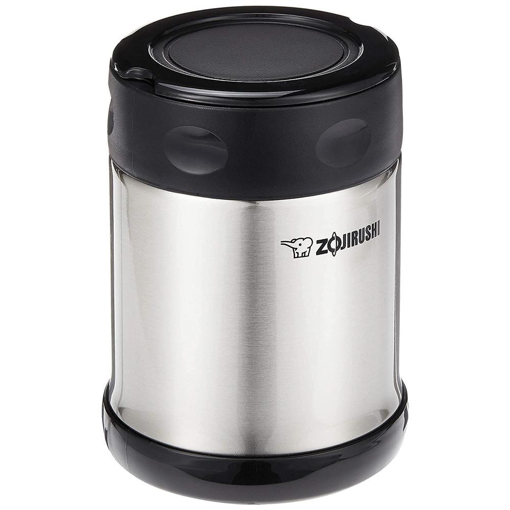 zojirushi steel food jar, 11.8-ounce, black/stainless