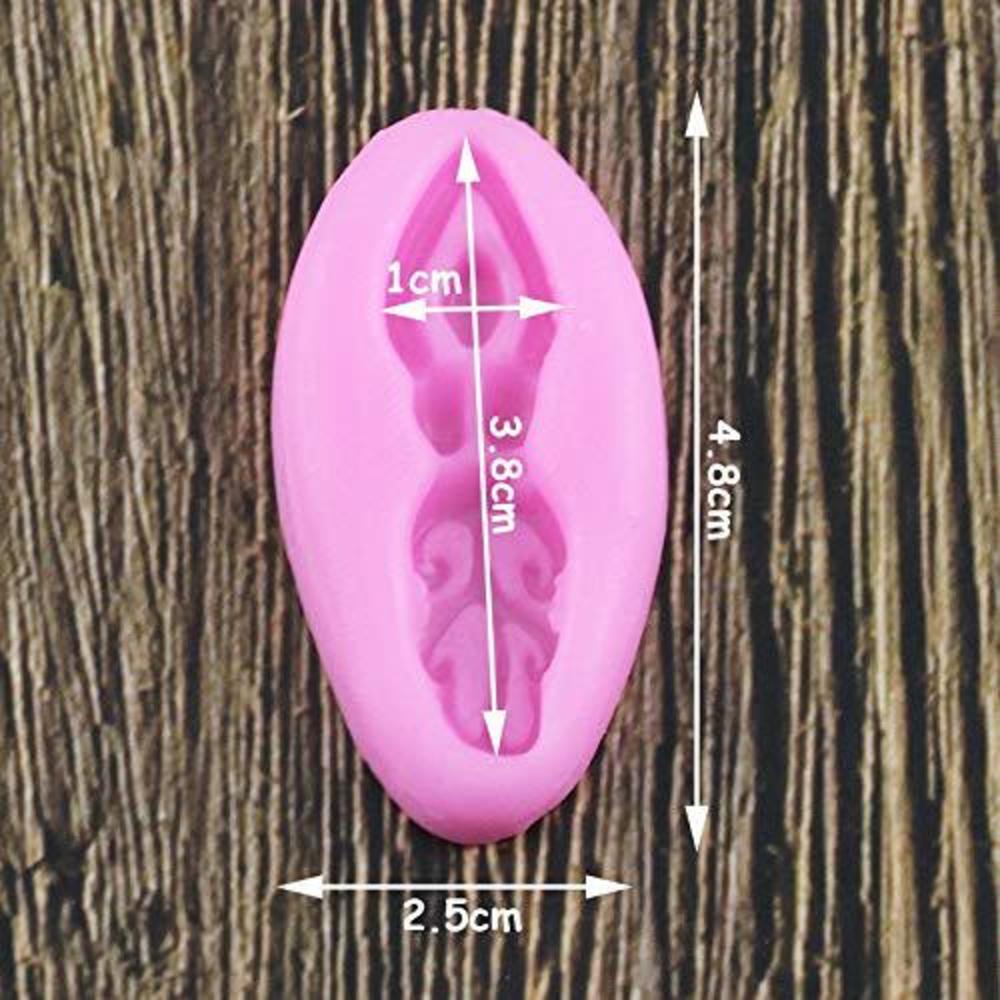 Seedomes 2pc 3d relief praying goddess silicone mold for diy crystal jelly shots candy ice cube cupcake cake topper decor desserts gum