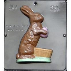 Easter 7" bunny facing right chocolate candy mold easter 803