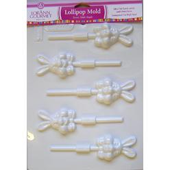 Lorann Oils lorann bunny rabbits head lollipop sheet mold