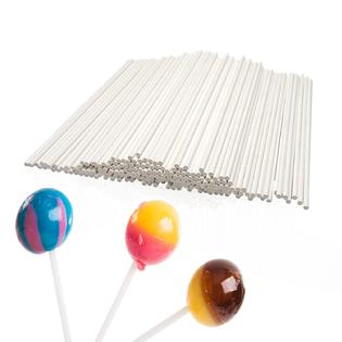XINGLIAN 8 inch white lollipop sticks, lollipop treat sticks, for homemade  candy, cookies, dessert, 200 pcs