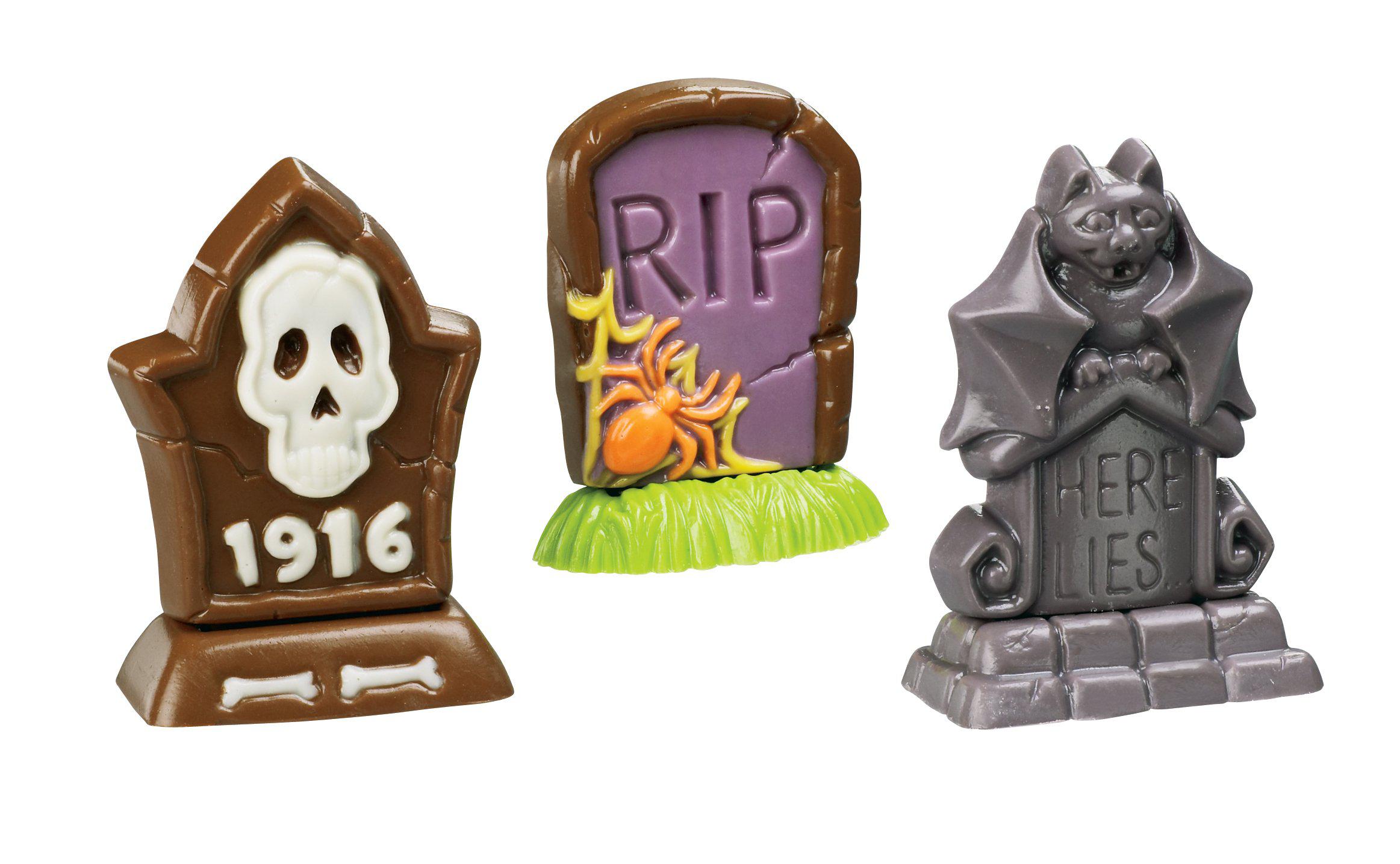 wilton creepy tombstones candy mold
