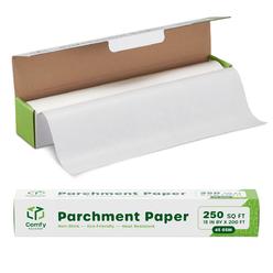 Hiware 200-Piece Parchment Paper Baking Sheets 12 x 16 inch, Precut Non-Stick Parchment Sheets for Baking, Cooking, Grilling, Air Fryer and Steaming 