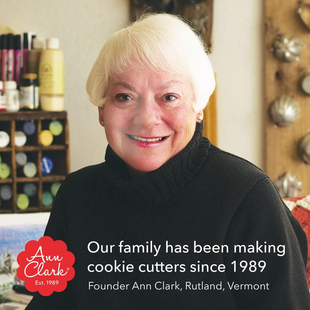 Ann Clark Cookie Cutters heart cookie cutters 4-pc set made in usa by ann clark, 2.75", 3.25", 3.75", 4"
