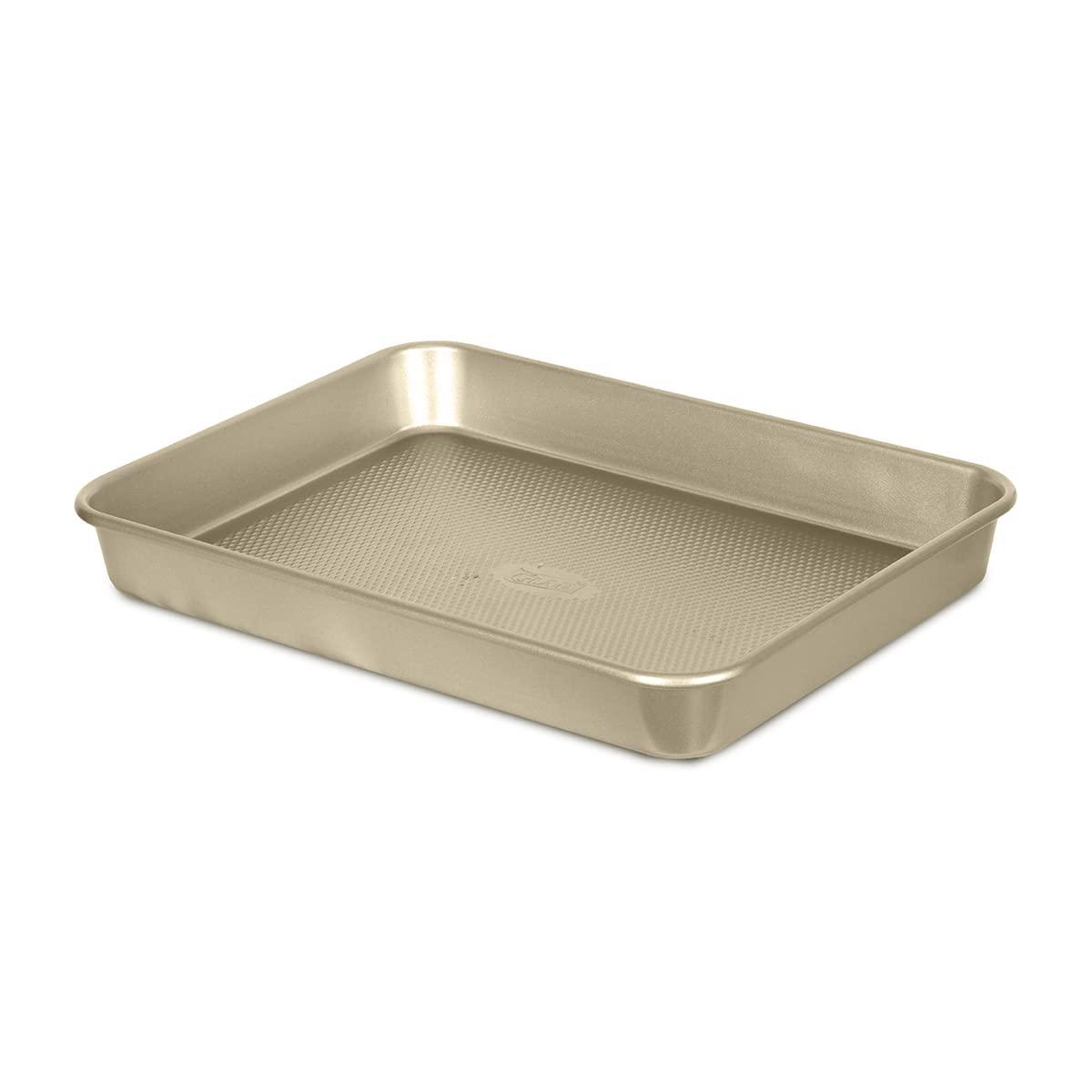 Glad glad baking pan nonstick - oblong metal dish for cake and