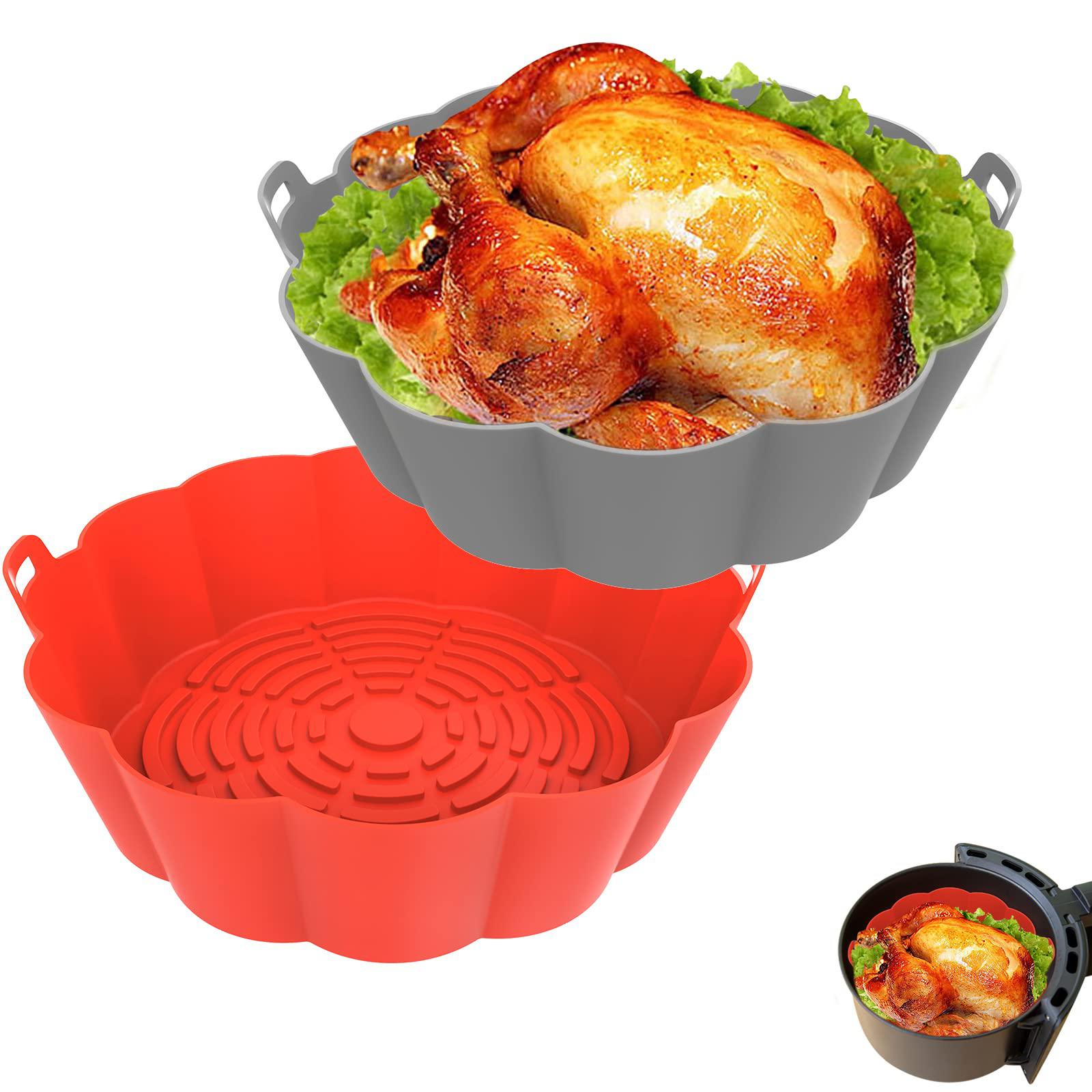 7UPAWTECH air fryer liners, reusable heat-resistant silicone