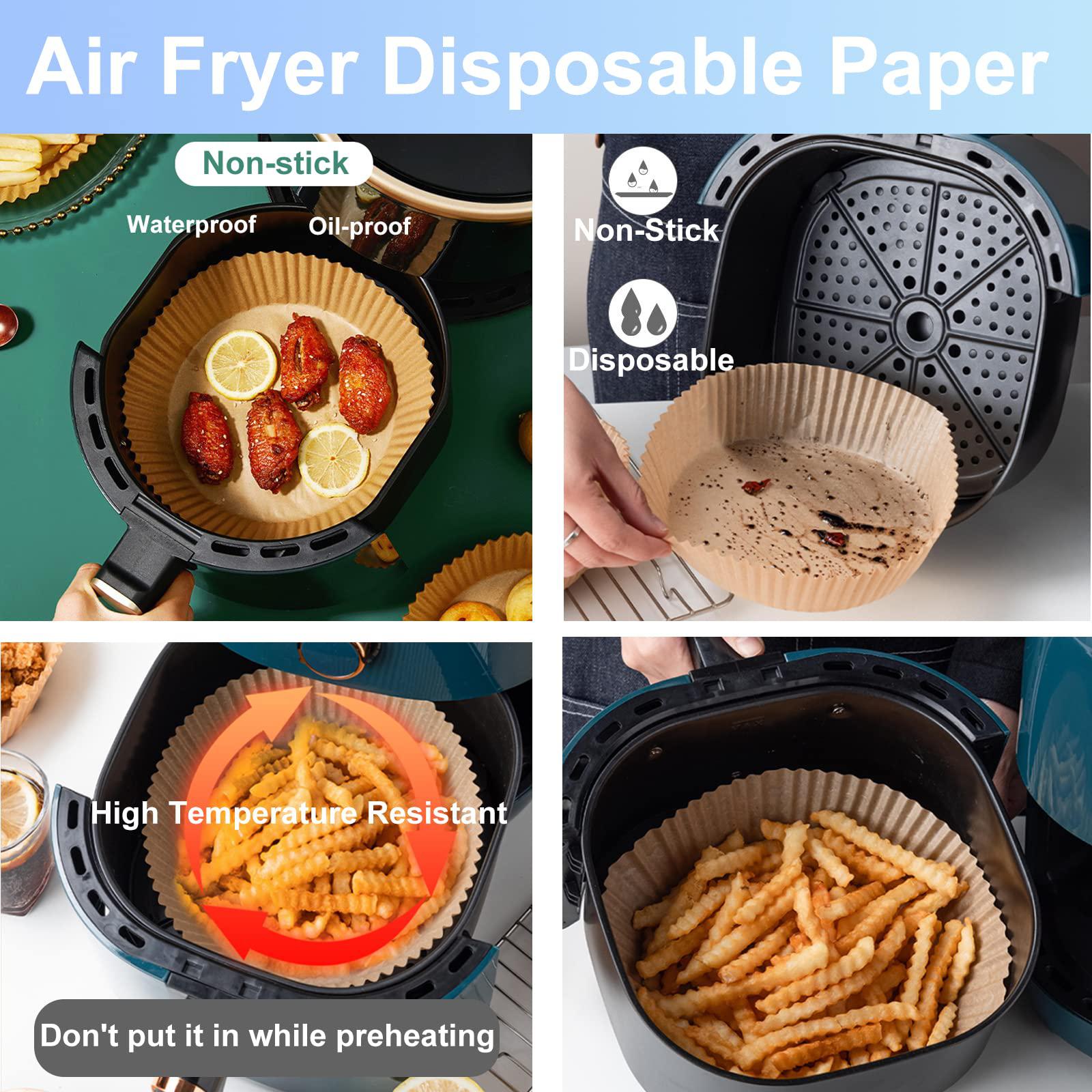 AimGrowth 5 in 1 air fryer accessories kit including oil-proof air fryer  disposable paper liner