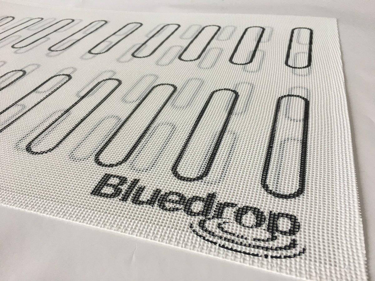 bluedrop eclair baking sheets perforated silicone baking mats for bread cookies open mesh non stick oven liner