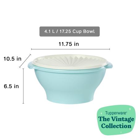 Tupperware tupperware heritage collection 17.25 cup bowl with