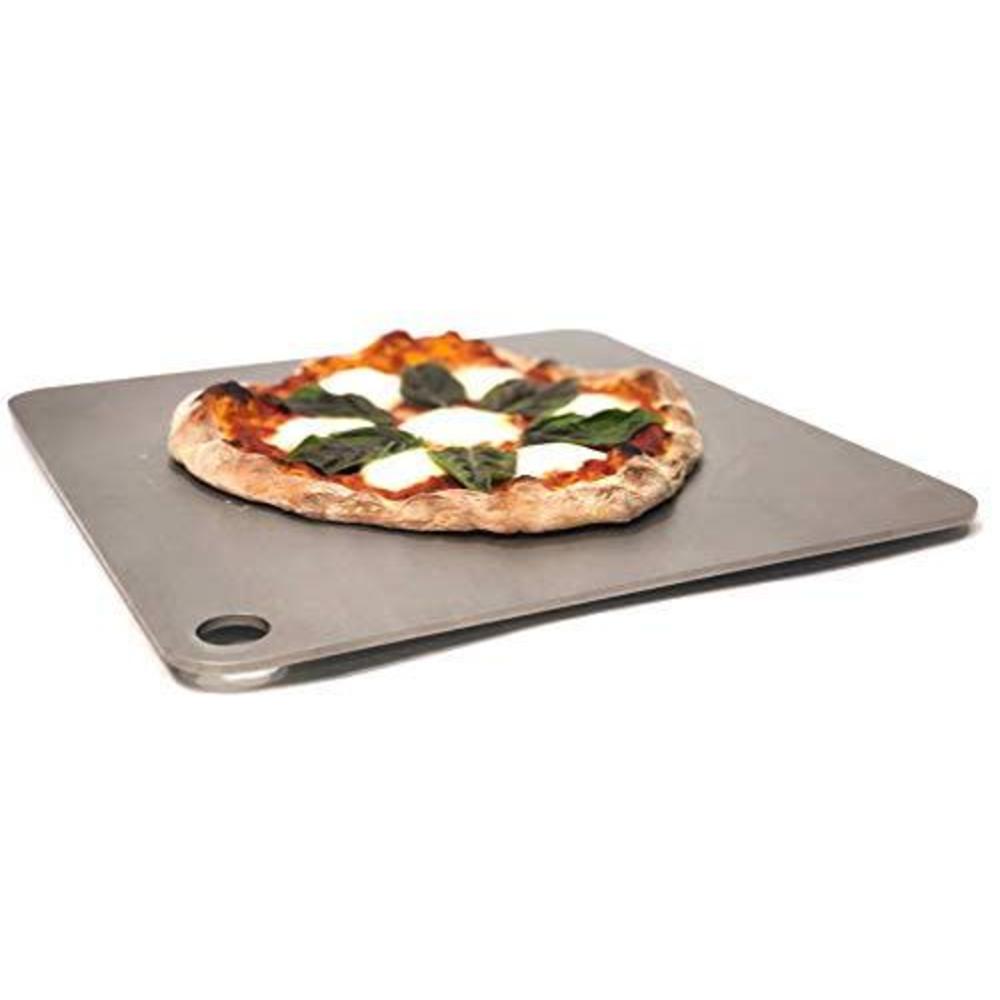 thermichef by conductive cooking square pizza steel 1/4" deluxe version, 14"x14"
