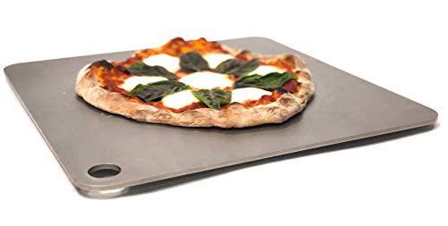 thermichef by conductive cooking square pizza steel 1/4" deluxe version, 16"x16"