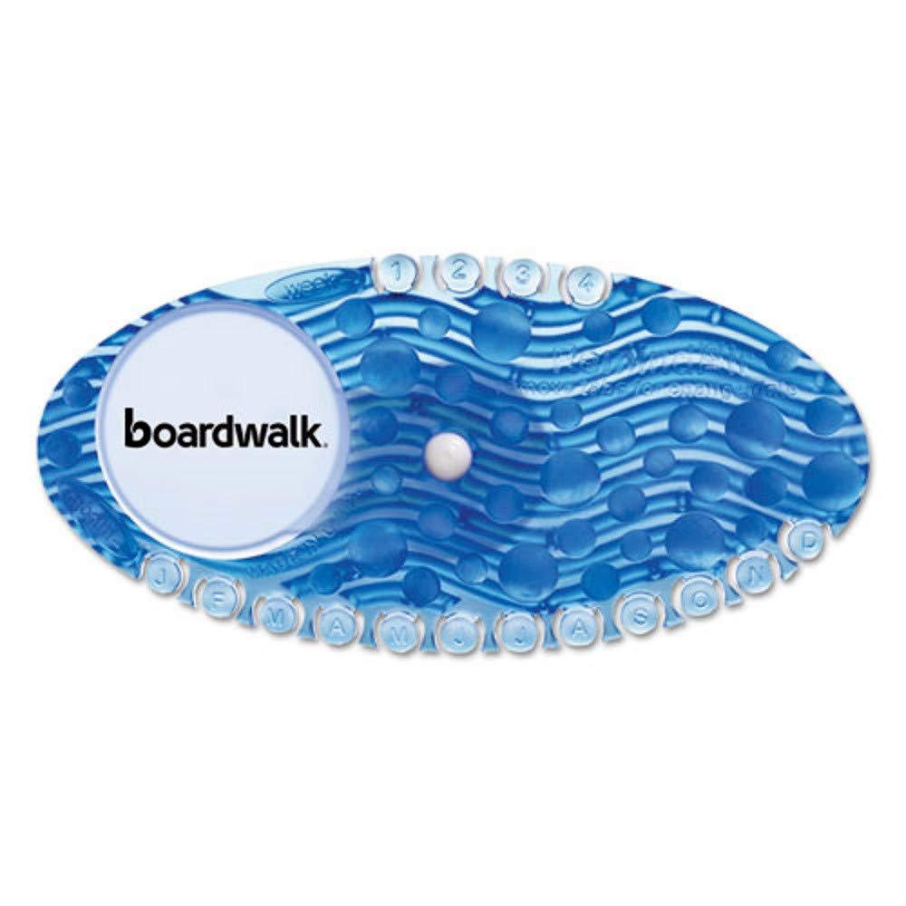 boardwalk bwkcurvecbl solid curve air freshener - cotton blossom, blue (10/box)
