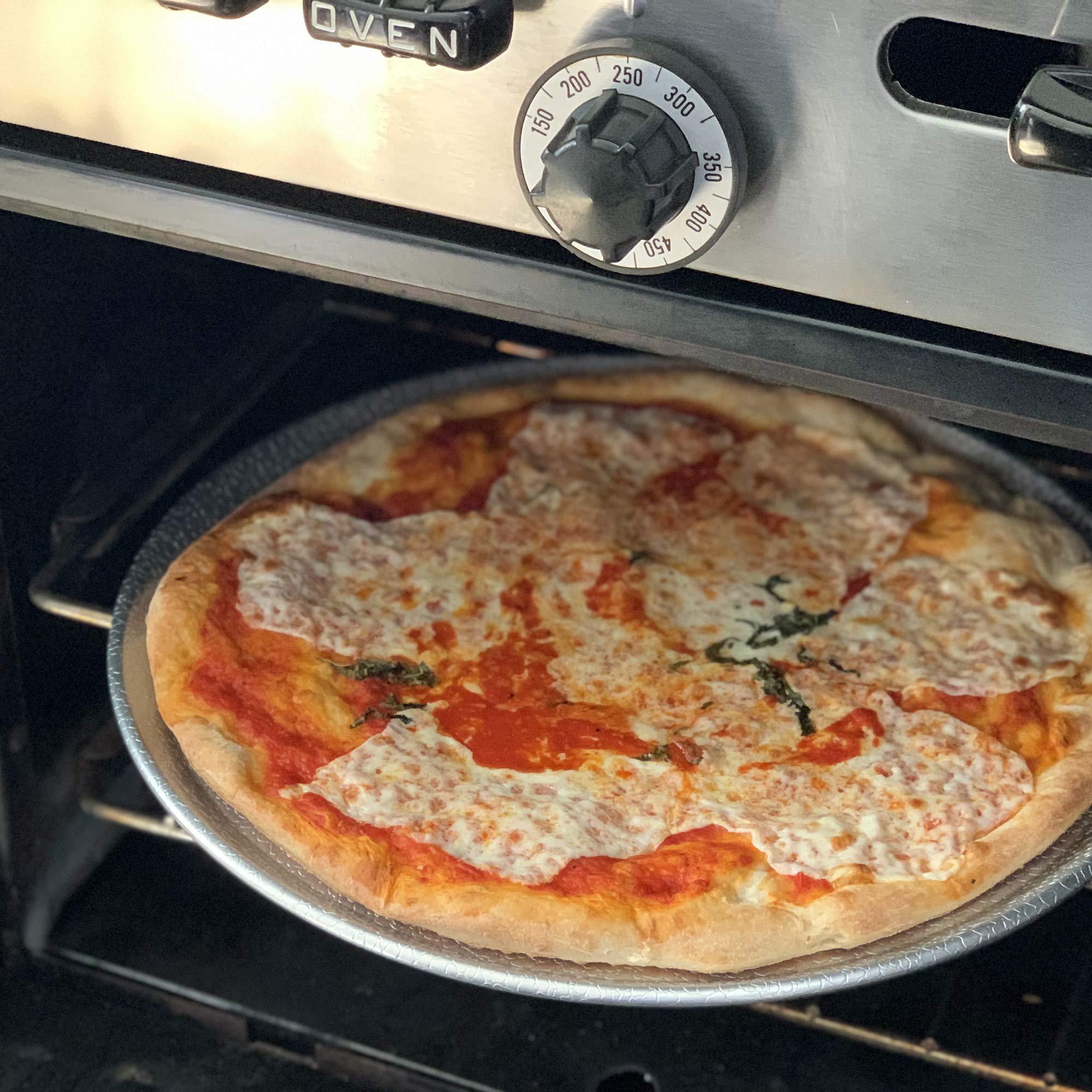 doughmakers 10181 15" pizza pan commercial grade aluminum,metallic
