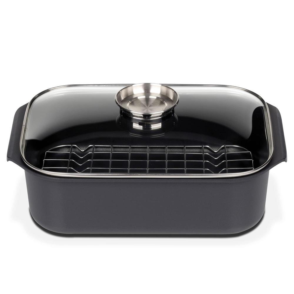 TEGLIA TEGAME LASAGNERA QUADRATA Cm 32x32 CON COPERCHIO IN ACCIAIO INOX TEGLIA TEGAME LASAGNERA QUADRATA Cm 32x32 CON COPERCHIO IN ACCIAIO INOX