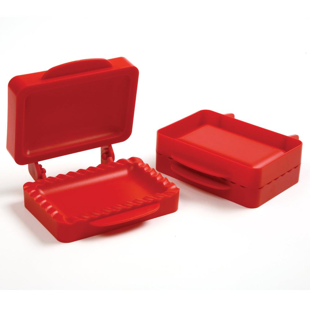 norpro mini pocket pie mold, red 4.75 inch x 4.5 inch/12cm x 11.5cm