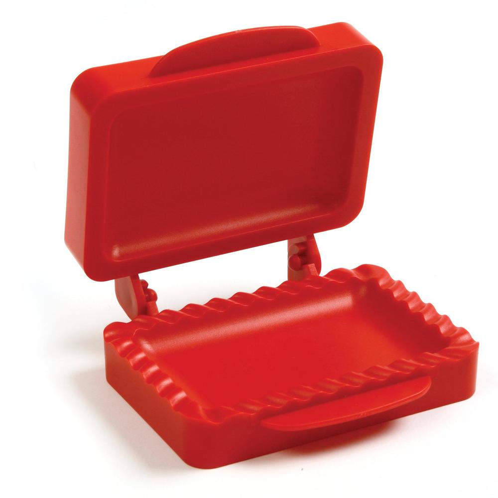 norpro mini pocket pie mold, red 4.75 inch x 4.5 inch/12cm x 11.5cm