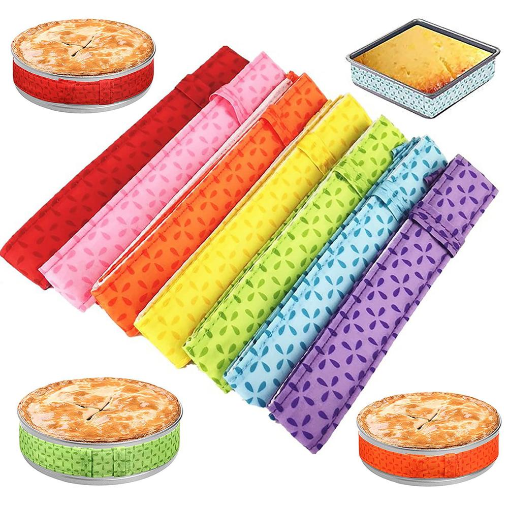 uptuoli cake strips, 2-pieces cake pan strips, bake even cake strips ...
