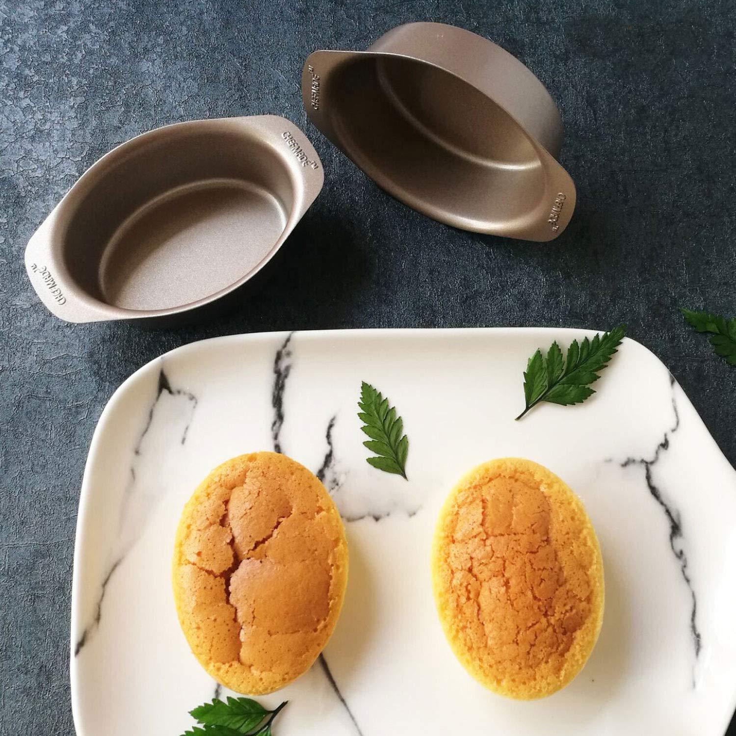 3 x 5.5 Mini Loaf Pan Set 4Pcs - CHEFMADE official store