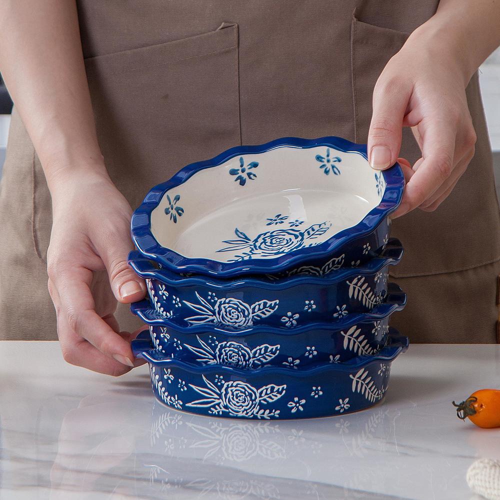 wisenvoy mini pie pans ceramic pie plate pie pan mini pie pans for baking pie dish porcelain mini pie pan