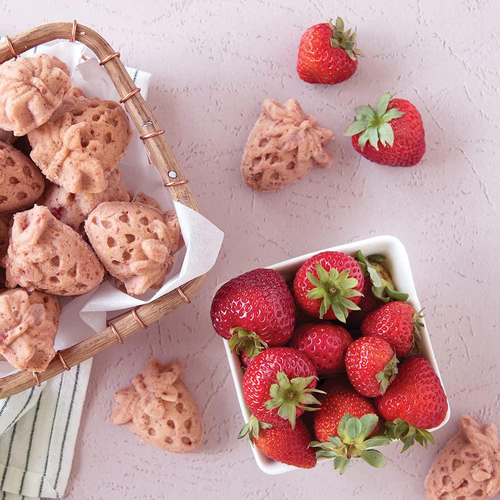 nordic ware strawberry patch bites pan