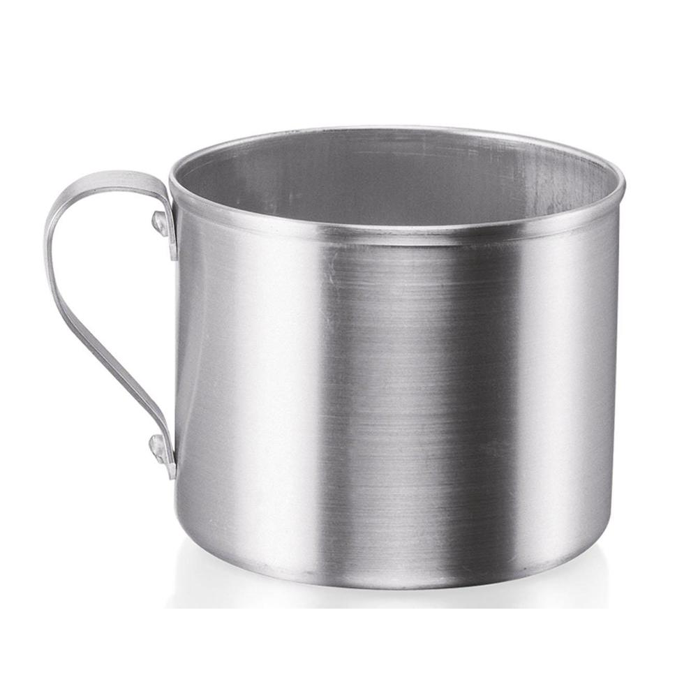 imusa stovetop use or camping 0.7 quart aluminum mug, 1 count (pack of 1), silver
