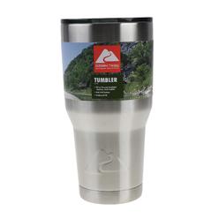 ozark trail 30-ounce double-wall, vacuum-sealed tumbler, stainless steel
