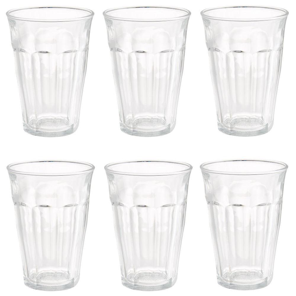 Picardie Clear Tumbler 220ml Set 6 – Homestead Store