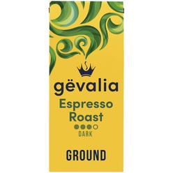 gevalia espresso dark roast ground coffee (12 oz bag)