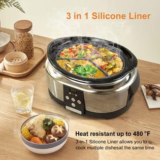 JSMKJ RNAB0BY44H1MJ slow cooker liners, slow cooker silicone