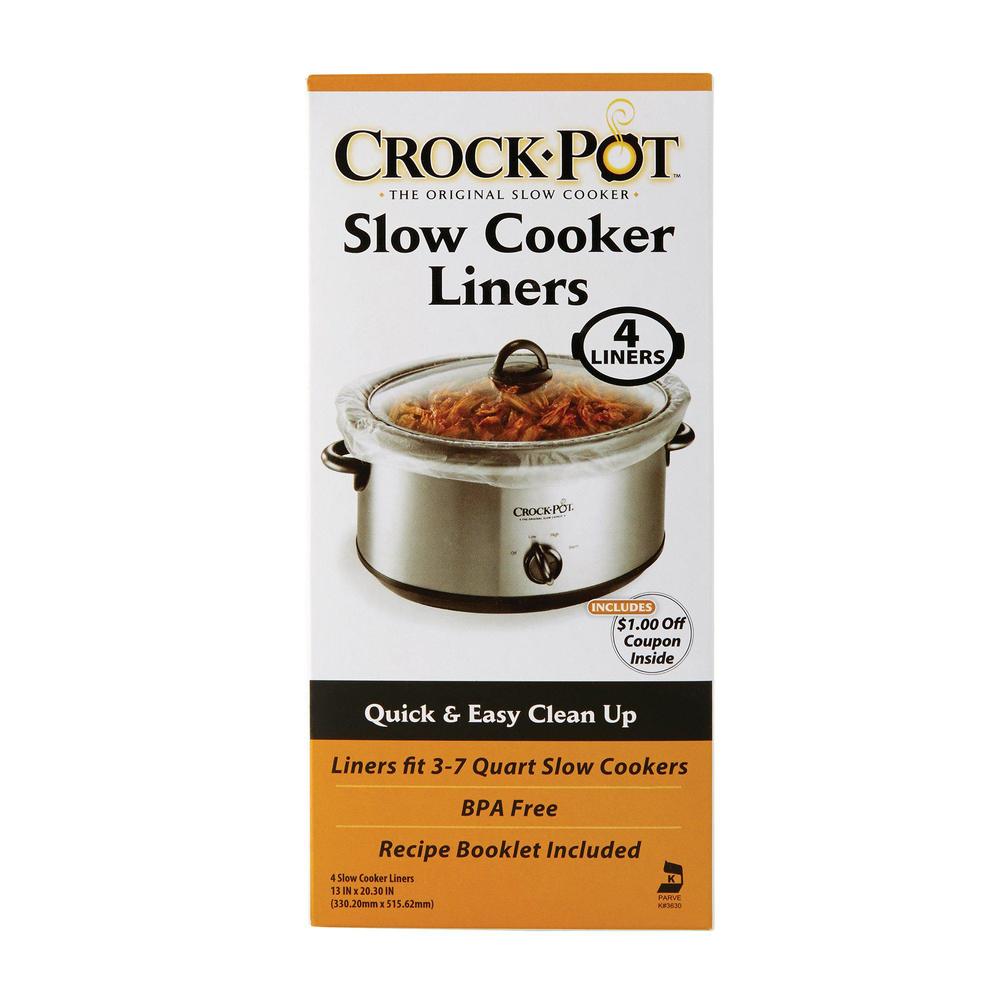 Crock-Pot crock pot slow cooker liners, 24 liners (6 packs of 4 count)