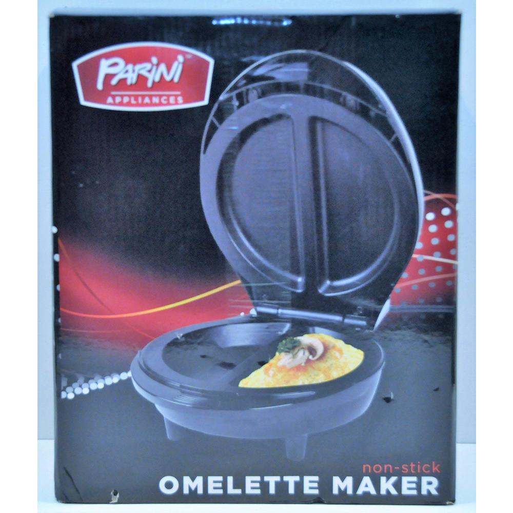 parini appliances non-stick omelette maker-black