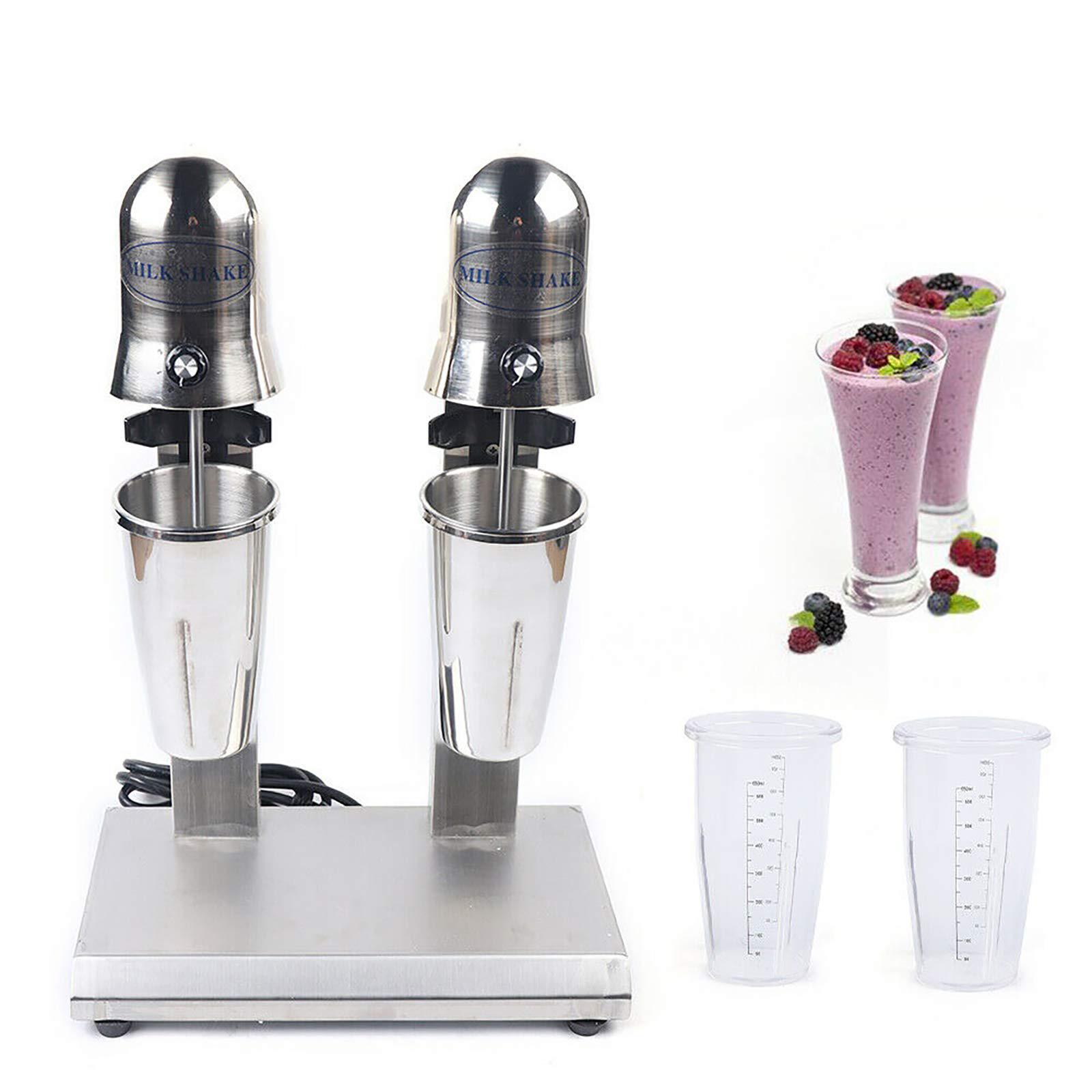 vpabes commercial electric double head milk shaker drink mixer shake making machine 560w smoothie milk ice cream blender