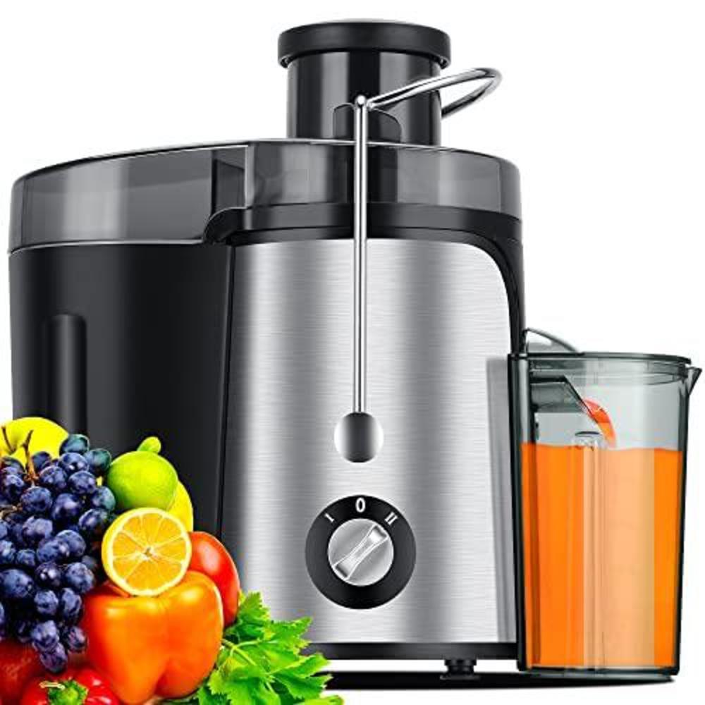 loilat juicer machine 600w juicer with 3 inch wide mouth 2 speed setting, centrifugal juicer for fruit, vegetables juice extractor e