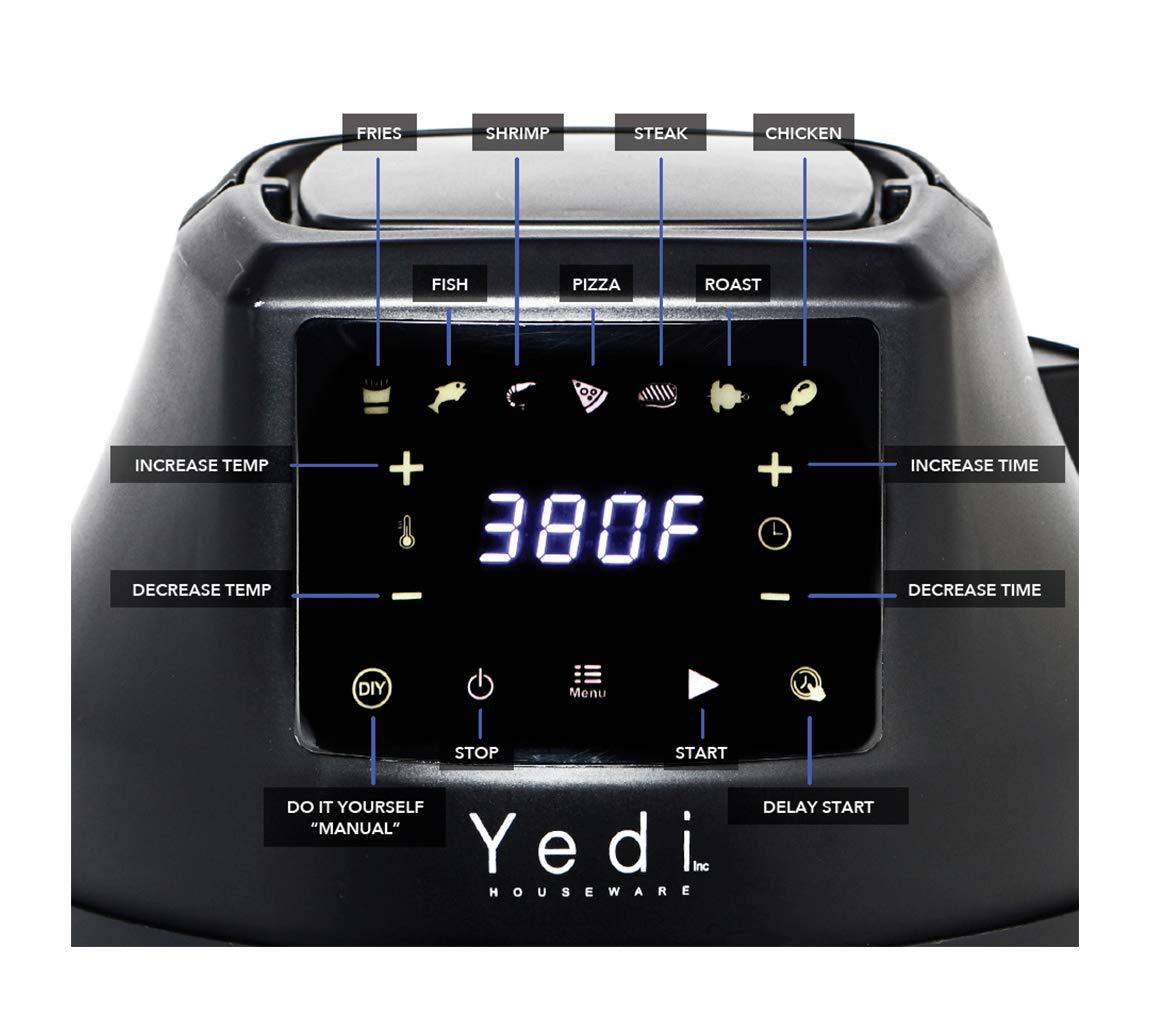 Yedi Houseware Yedi Tango, 2-in-1 Air Fryer and Pressure Cooker, 6 Quart, with Deluxe Accessory Kit