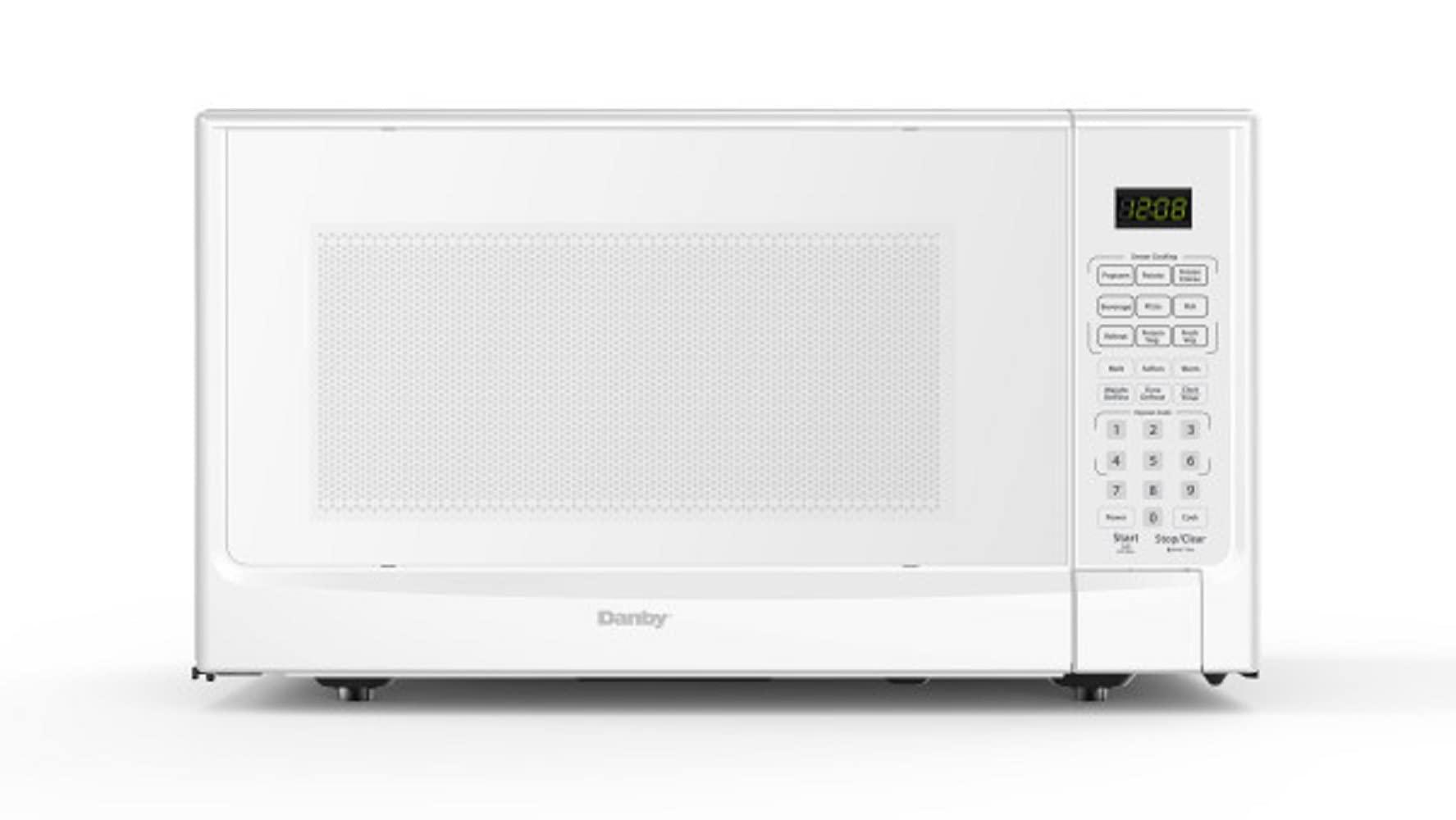 danby ddmw01440wg1 sensor microwave, white