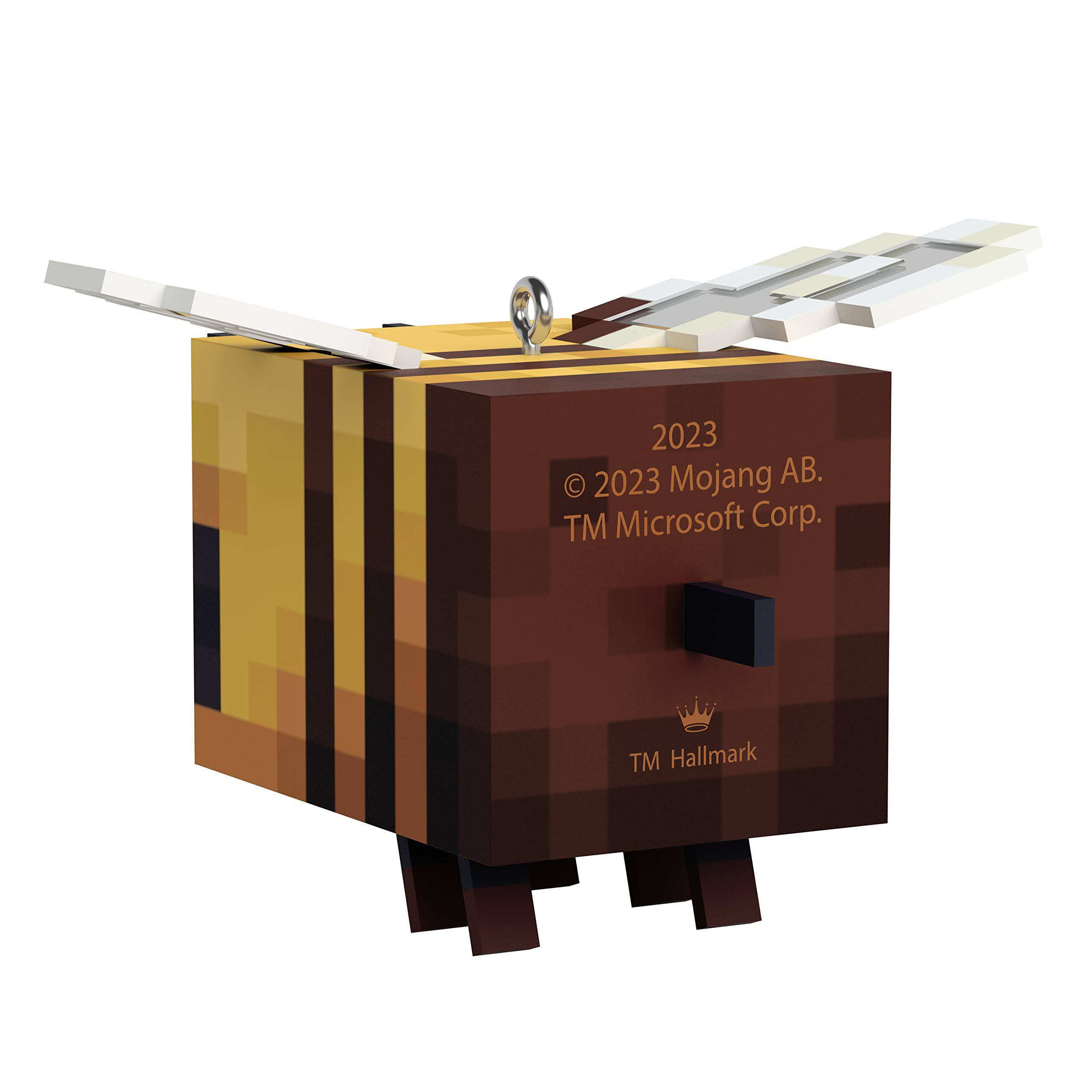hallmark keepsake christmas ornament 2023, minecraft bee, gifts for gamers