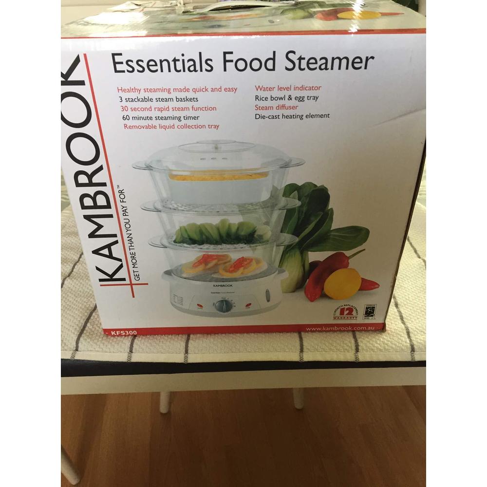 kambrook essentials food steamer