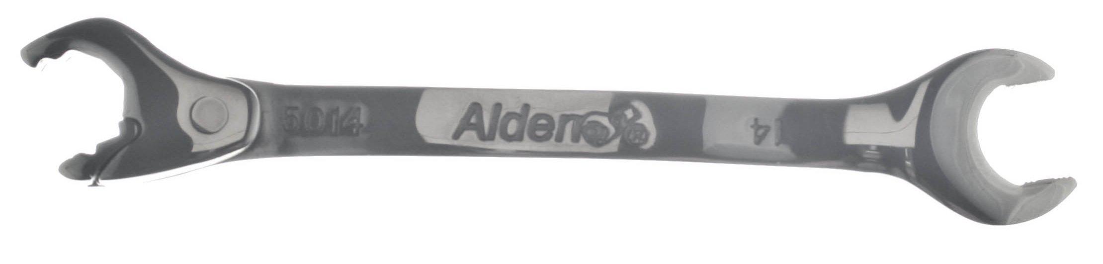 alden 14mm open end stainless ratcheting wrench