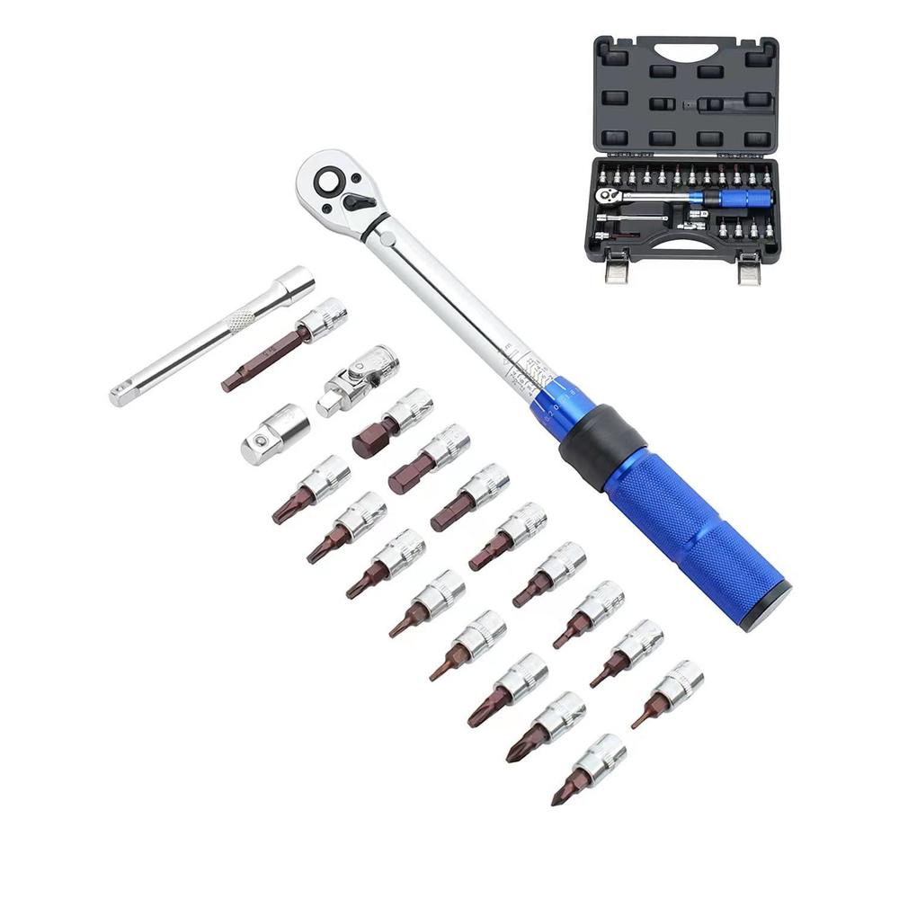 Continuous Rotation Torque Wrenches rotation 1/4-inch drive click torque wrench set dual-direction ...