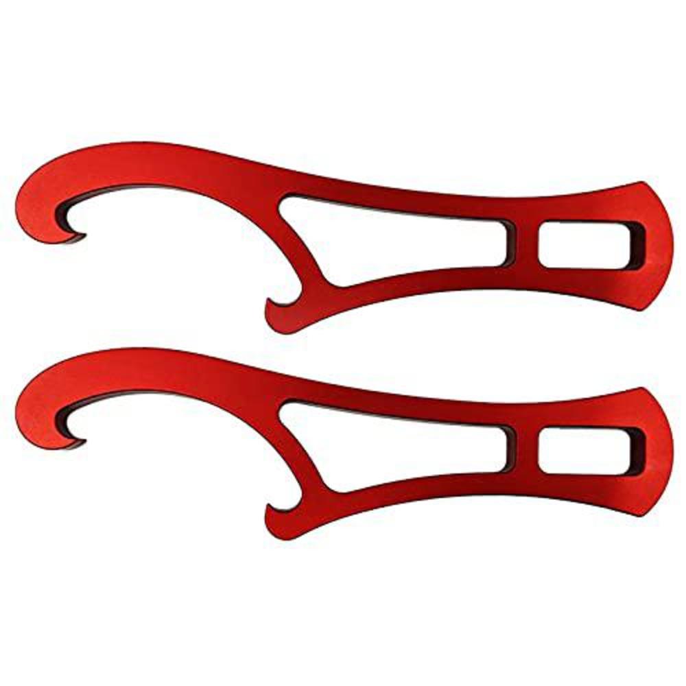 motis - firefighting mini spanners, lightweight & portable spanner wrench, must have firefighter tools, red, 2-pack