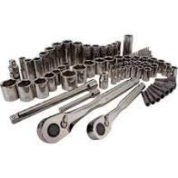 craftsman mechanics tool set, 81 pieces, sae and metric, gunmetal chrome, with hard case (cmmt82335z1)