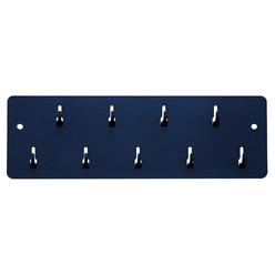 Pyramid Time Systems industrial key rack, powder coated steel, 9 hooks, keeps keys, time clock badges and other items organized and easily accessi