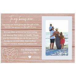 NZY wedding picture frame gift for stepmom stepmother - mothers day gift for bonus mom from daughter son - birthday christmas gif