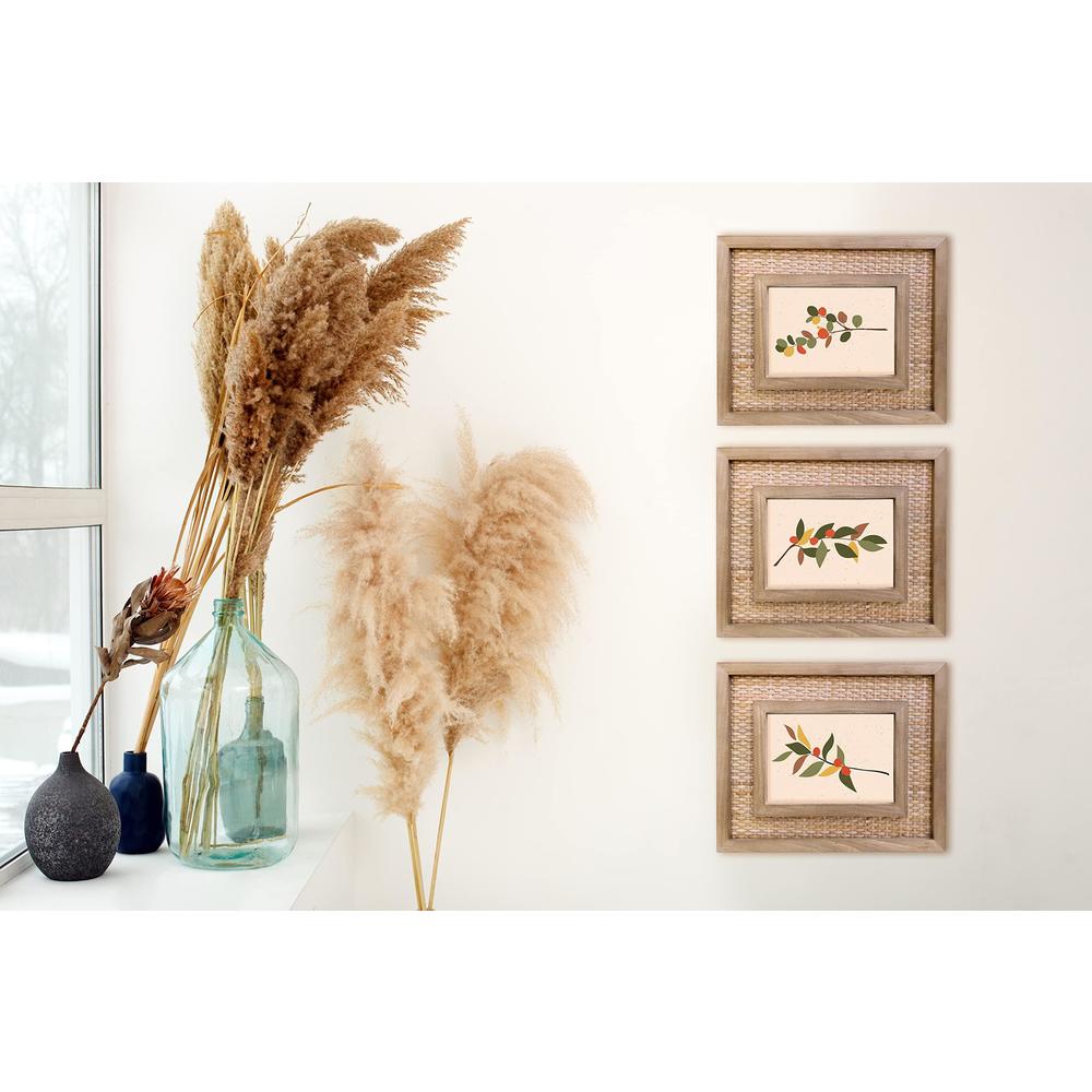 fairwood way rattan and wood picture frame | coastal or boho picture frame | tabletop stand and wall mount (for 5x7 photos) |