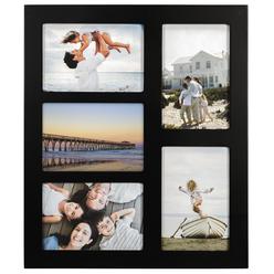 malden 4x6 5-opening collage picture frame - displays five 4x6 pictures - black