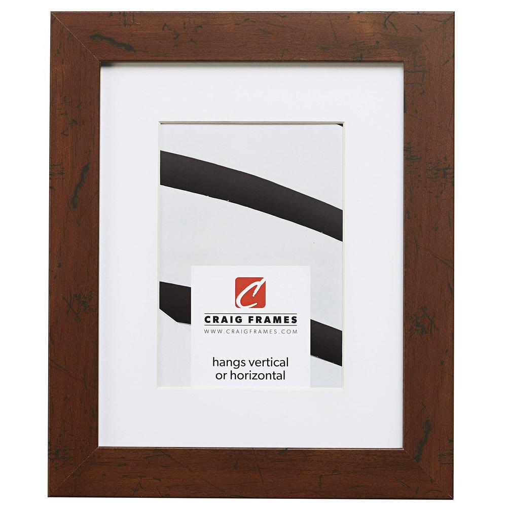 Craig Frames Inc craig frames fm26wa 22 x 28 inch dark brown picture frame matted to display an 18 x 24 inch photo