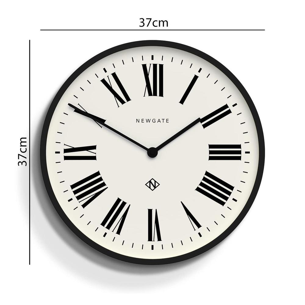 newgate number three italian wall clock - round clock - kitchen clock - clocks for living room - office clock - contemporary 
