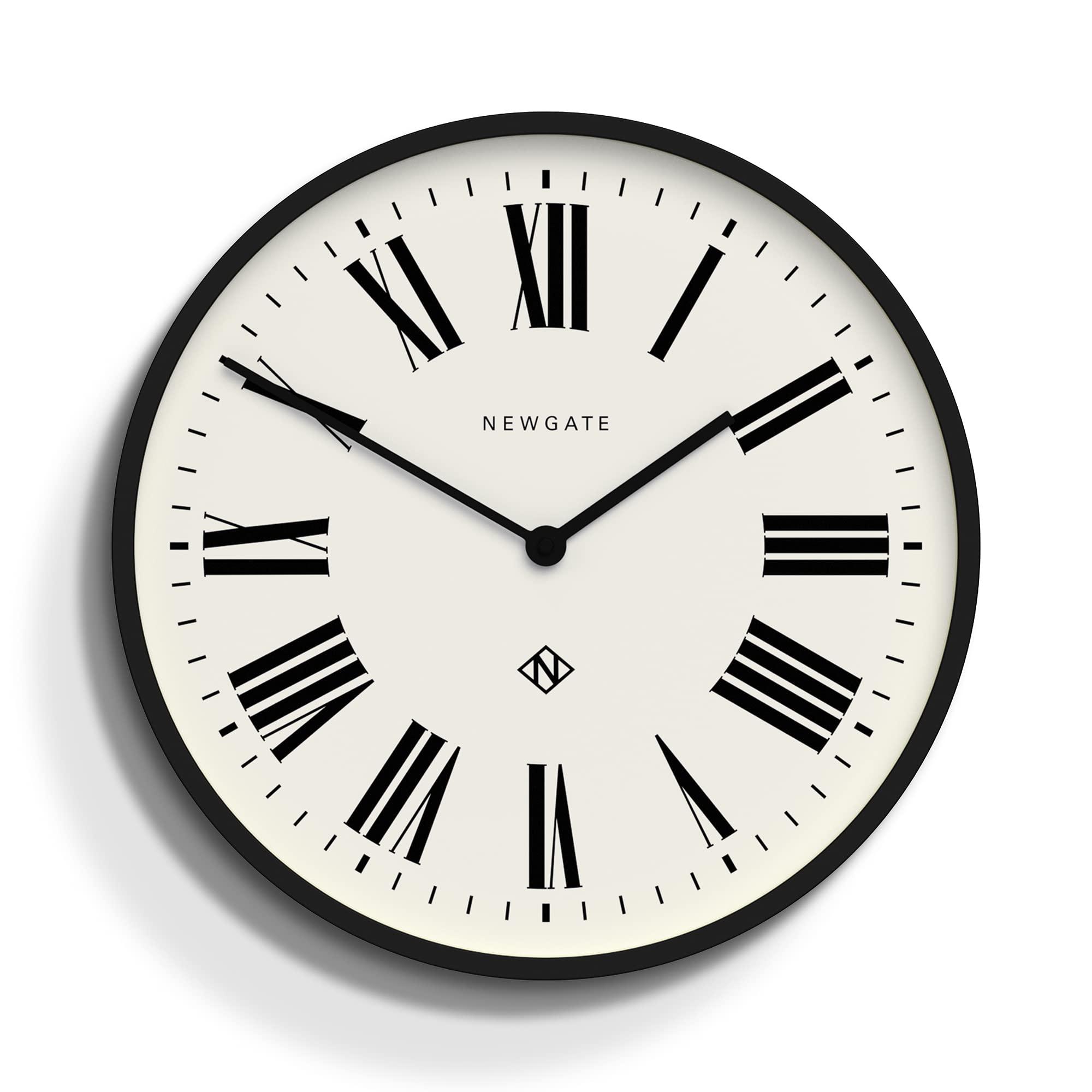 newgate number three italian wall clock - round clock - kitchen clock - clocks for living room - office clock - contemporary 