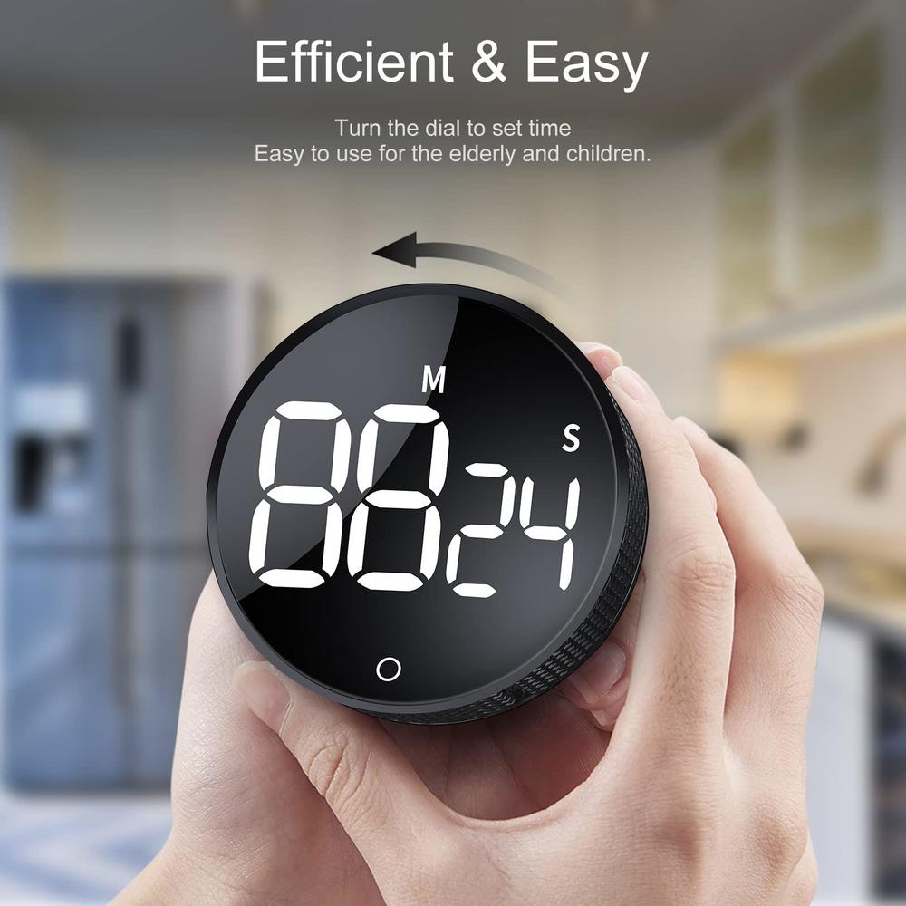 avinia digital kitchen timers, visual timers large led display magnetic countdown countup timer for classroom cooking fitness baking